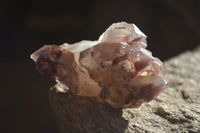 Natural Red Hematoid Quartz Specimens x 12 From Karoi, Zimbabwe