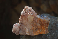 Natural Red Hematoid Quartz Specimens x 12 From Karoi, Zimbabwe