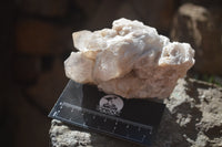 Natural Smokey Quartz Clusters x 3 From Luena, Congo