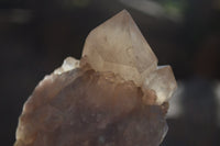 Natural Smokey Quartz Clusters x 3 From Luena, Congo