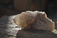 Natural Smokey Quartz Clusters x 3 From Luena, Congo