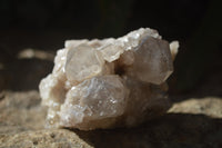 Natural Smokey Quartz Clusters x 3 From Luena, Congo