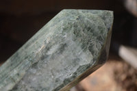 Polished Banded Green Fuchsite Quartz Points  x 2 From Madagascar