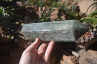 Polished Banded Green Fuchsite Quartz Points  x 2 From Madagascar