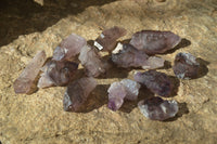 Natural Smokey Skeletal Amethyst Crystals  x 12 From Chiredzi, Zimbabwe