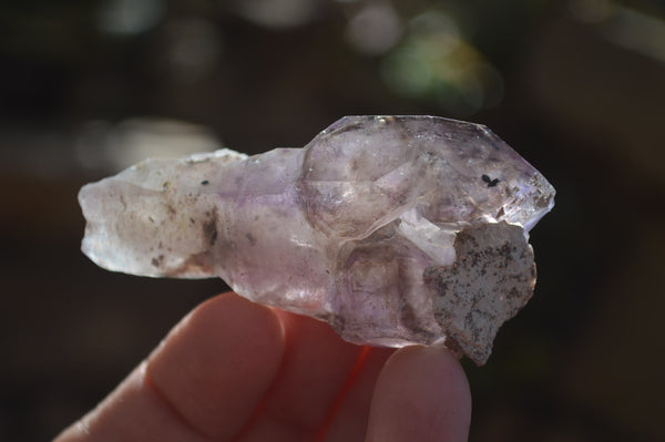 Natural Smokey Skeletal Amethyst Crystals  x 12 From Chiredzi, Zimbabwe