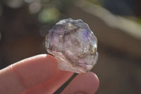 Natural Smokey Skeletal Amethyst Crystals  x 12 From Chiredzi, Zimbabwe