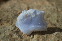 Natural Etched Blue Chalcedony Specimens x 59 From Nsanje, Malawi