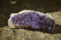 Natural Dark Amethyst Clusters x 12 From Kwaggafontein, South Africa