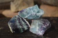 Natural Rough Watermelon Fluorite Cobbed Specimens  x 24 From Uis, Namibia