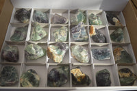 Natural Rough Watermelon Fluorite Cobbed Specimens  x 24 From Uis, Namibia