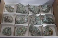 Natural Rare Emerald Mica In Matrix Cobbed Specimens x 12 From Mutoko, Zimbabwe