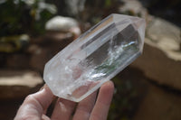 Polished Clear Quartz Points x 6 From Madagascar