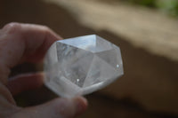 Polished Clear Quartz Points x 6 From Madagascar