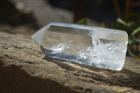 Polished Clear Quartz Points x 6 From Madagascar