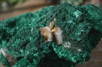 Natural Chatoyant Silky Malachite Specimens  x 3 From Kasompe, Congo