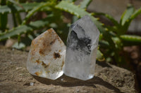 Polished Mixed Wonderland Quartz Points x 9 From Ankazobe, Madagascar