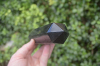 Polished Black Basalt Points  x 3 From Madagascar