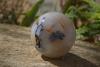 Polished Banded Agate Spheres  x 2 From West Coast, Madagascar