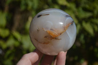 Polished Banded Agate Spheres  x 2 From West Coast, Madagascar