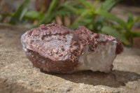 Natural Red Hematoid Quartz Specimens x 4 From Karoi, Zimbabwe