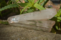 Natural Large Clear Quartz Crystals  x 2 From Madagascar