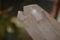 Natural Large Clear Quartz Crystals  x 2 From Madagascar