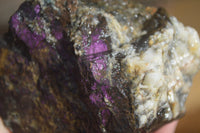 Natural Metallic Purpurite Cobbed Specimens x 3 From Erongo, Namibia