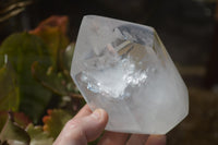 Polished Clear Quartz Points x 3 From Madagascar