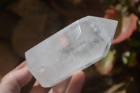 Polished Clear Quartz Points x 3 From Madagascar