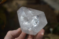 Polished Clear Quartz Points x 3 From Madagascar