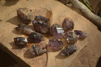 Natural Royal Zulu Window Amethyst Crystals x 12 From, South Africa