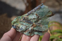 Natural Blue Kyanite Crystals In Green Fuchsite Matrix Specimens  x 11 From Karoi, Zimbabwe