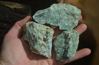 Natural Blue Kyanite Crystals In Green Fuchsite Matrix Specimens  x 11 From Karoi, Zimbabwe