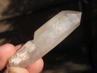 Natural White Phantom Quartz Specimens  x 24 From Madagascar