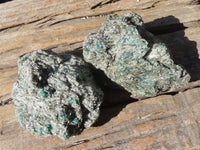 Natural Rare Emerald Mica In Matrix Cobbed Specimens x 6 From Mutoko, Zimbabwe