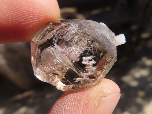 Natural Clear & Smokey Brandberg Quartz Crystals x 35 From Brandberg, Namibia