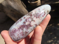 Polished Rubellite Pink Tourmaline Standing Free Forms x 3 From Madagascar