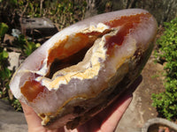 Polished Large Carnelian Agate Display Piece  x 1 From Madagascar