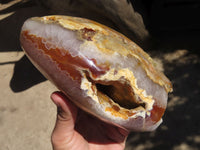 Polished Large Carnelian Agate Display Piece  x 1 From Madagascar