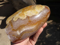 Polished Large Carnelian Agate Display Piece  x 1 From Madagascar