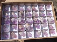 Natural Jacaranda Amethyst Crystals x 35 From Zambia