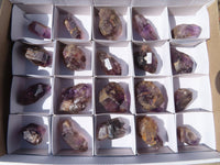 Natural Royal Zulu Window Amethyst Crystals x 20 From, South Africa