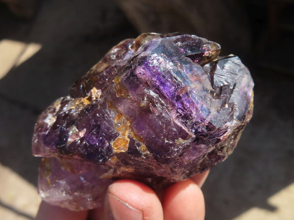 Natural Conglomerate Amethyst Clusters x 6 From Chiredzi, Zimbabwe