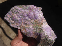 Natural Rough Stichtite & Serpentine Specimens x 4 From Barberton, South Africa