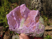 Natural Rough Stichtite & Serpentine Specimens x 4 From Barberton, South Africa