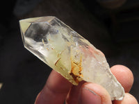 Natural Etched Clear Quartz Crystals x 35 From Mpika, Zambia