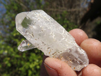 Natural Etched Clear Quartz Crystals x 35 From Mpika, Zambia