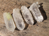 Natural Etched Clear Quartz Crystals x 35 From Mpika, Zambia