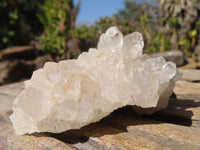 Natural Clear Quartz Clusters x 12 From Solwezi, Zambia